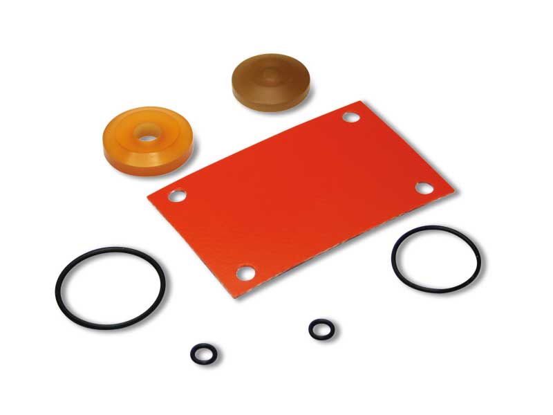 Solenoid valve sealing kit with low absorption electric coils