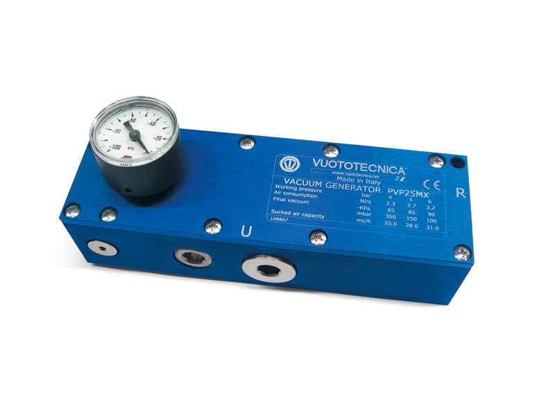 Multi-stage vacuum generators PVP 25 MX / MXLP