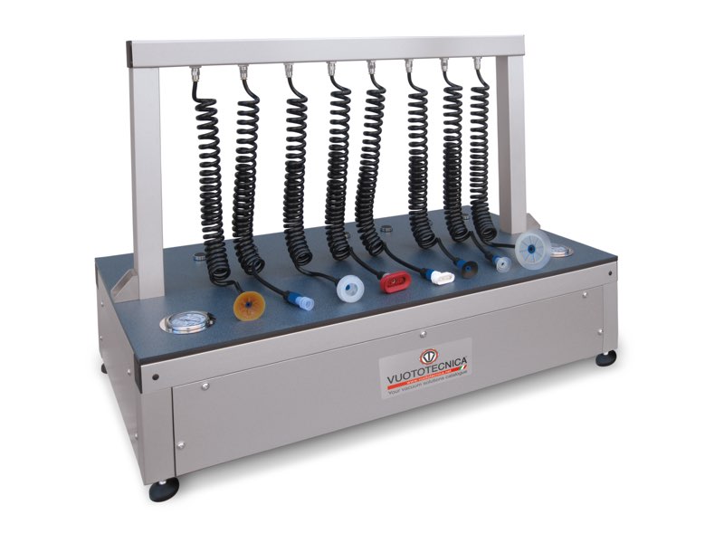 Samples and equipment for demonstration use -  Test bench and tests for the selection of vacuum cups - BT 00 