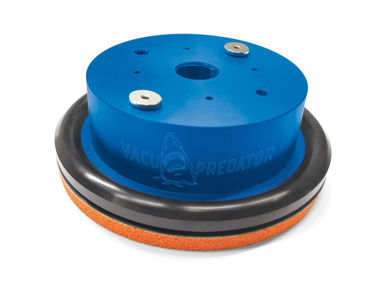 Vacupredator vacuum cups for gripping bags, packs and flexible containers