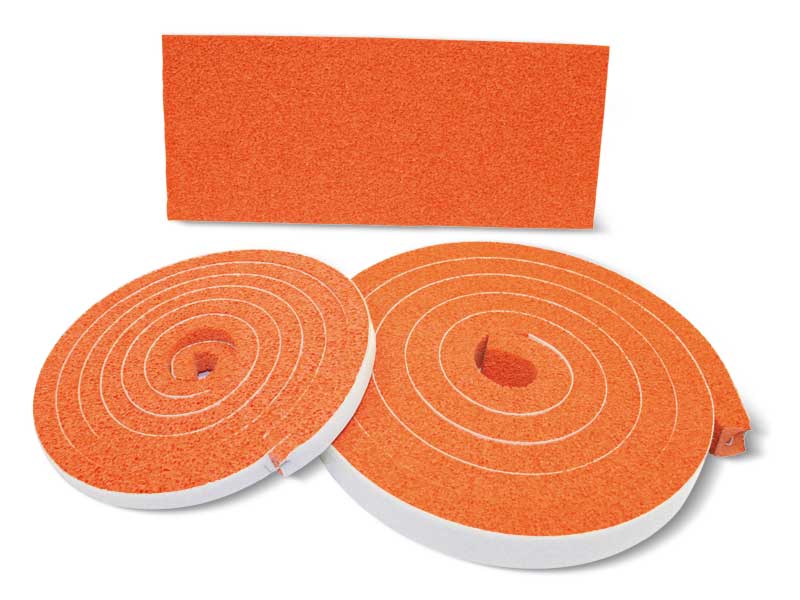 OF foam rubber sheets and strips